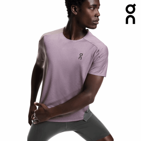 Explore On Men Performance-T - Dewberry / Eclipse for trail, outdoor & lifestyle use | Liv Activ Singapore