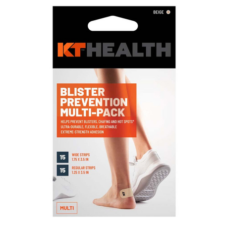 Explore KT Health Blister Prevention Tape 30 Strip Multipack - Beige for trail, outdoor & lifestyle use | Liv Activ Singapore
