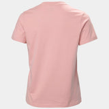 Explore Helly Hansen Women HH Logo T-shirt 3.0 - Pink Salt for trail, outdoor & lifestyle use | Liv Activ Singapore