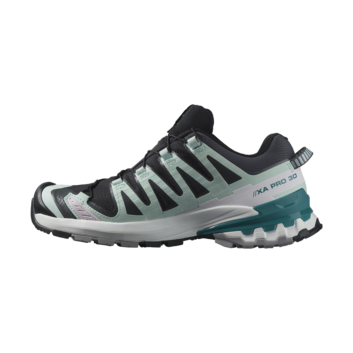 Salomon Women XA Pro 3D V9 GTX - Black / Bleached Aqua / Harbor Blue