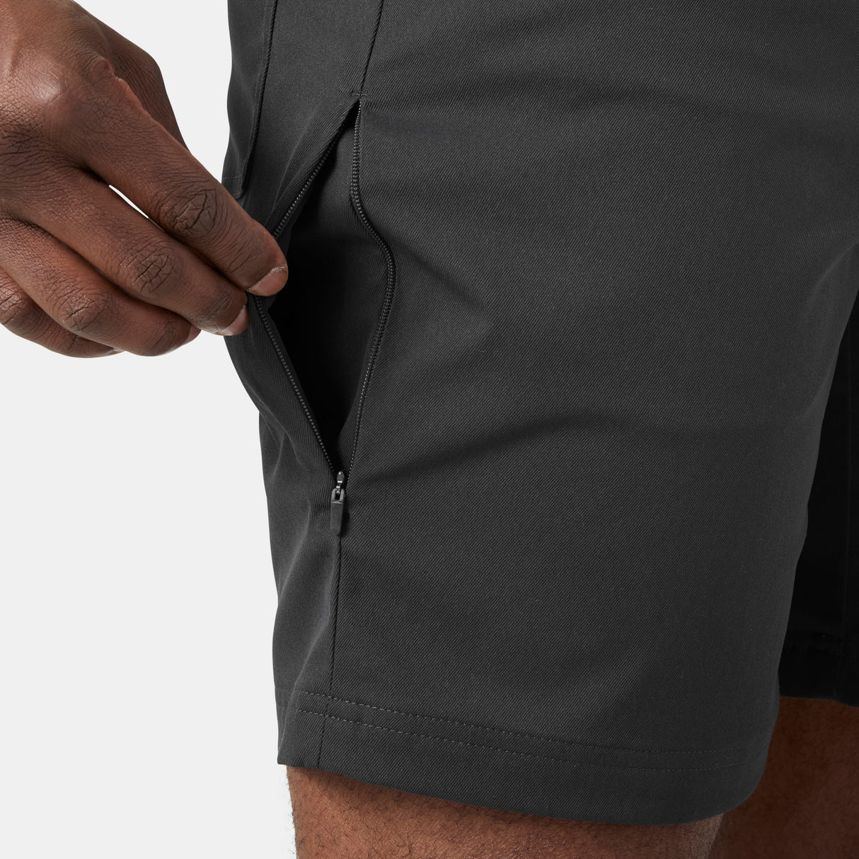 Explore Helly Hansen Men Holmen 5 Pocket Shorts - Ebony for trail, outdoor & lifestyle use | Liv Activ Singapore