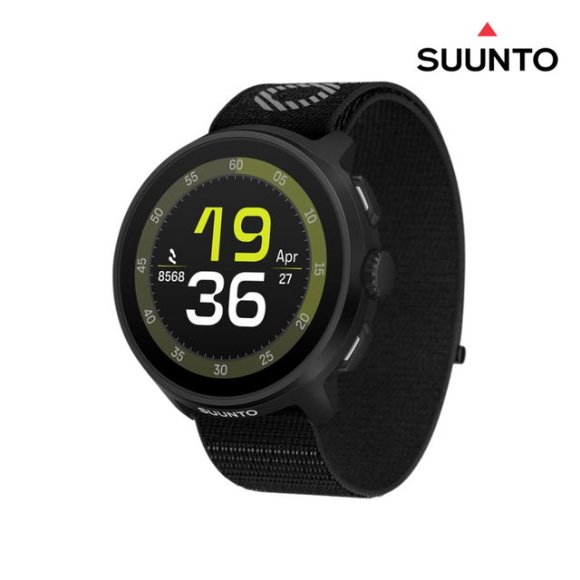 Suunto Run Textile Strap All Black (46mm) – Liv Activ