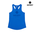 Explore SAYSKY Women Logo Combat Pro Singlet - Blue for trail, outdoor & lifestyle use | Liv Activ Singapore