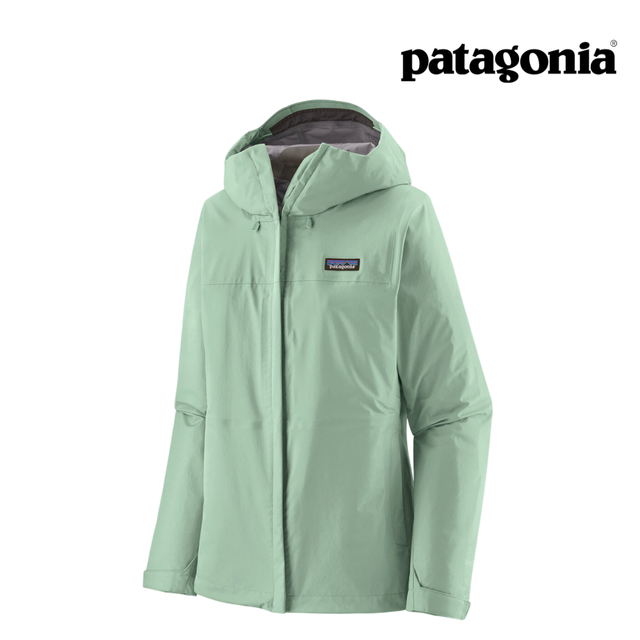 Explore Patagonia Women Torrentshell 3L Rain Jacket - Thin Ice for trail, outdoor & lifestyle use | Liv Activ Singapore