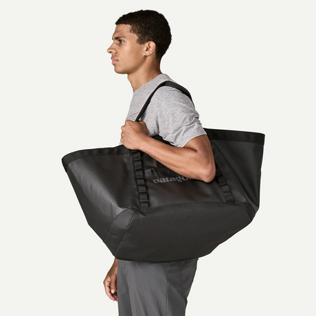 Explore Patagonia Black Hole® Gear Tote 61L - Black W/Black for trail, outdoor & lifestyle use | Liv Activ Singapore