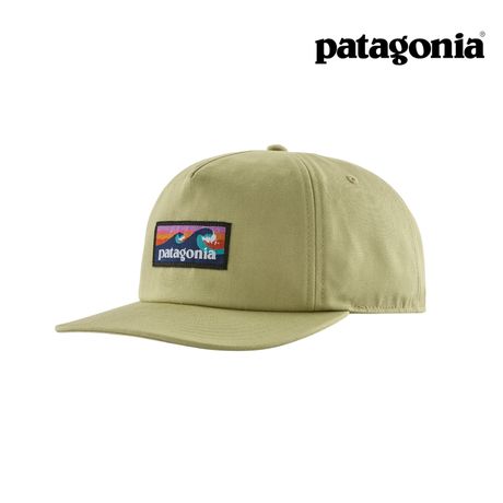 Explore Patagonia Boardshort Label Funfarer Cap - Gumtree Green for trail, outdoor & lifestyle use | Liv Activ Singapore