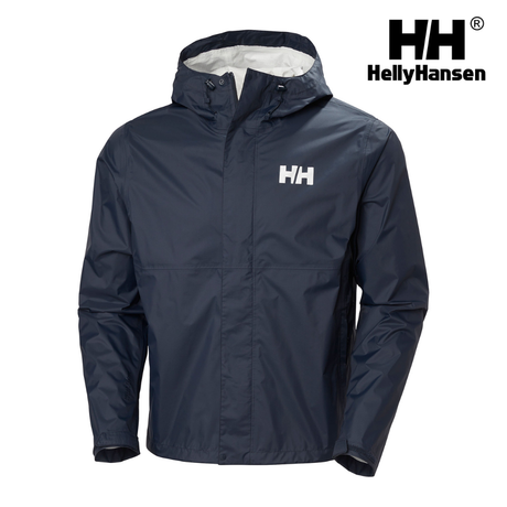 Explore Helly Hansen Men Loke Jacket - Navy for trail, outdoor & lifestyle use | Liv Activ Singapore