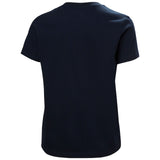 Explore Helly Hansen Women Core Graphic T-shirt 2.0 - Navy for trail, outdoor & lifestyle use | Liv Activ Singapore