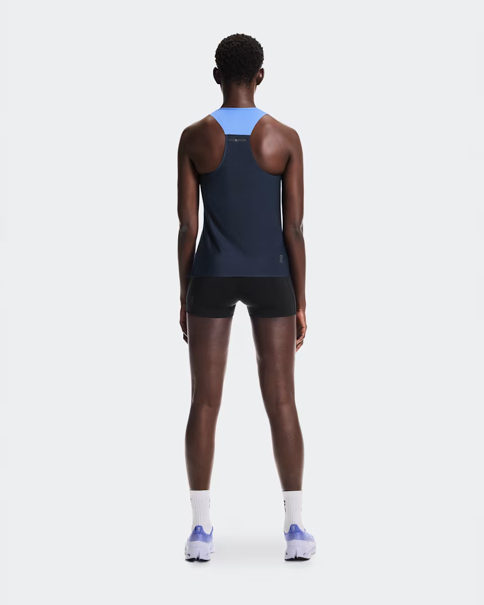 Explore On Women Performance Tank - Sailor / Navy for trail, outdoor & lifestyle use | Liv Activ Singapore