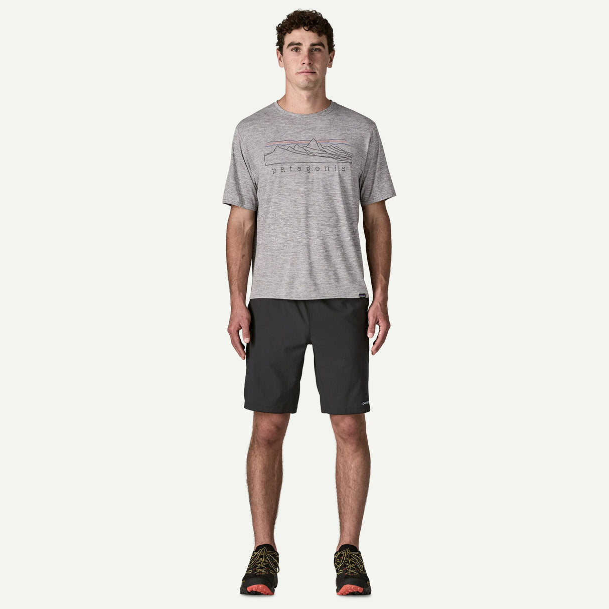 Explore Patagonia Men Terrebonne Shorts - 10" - Black for trail, outdoor & lifestyle use | Liv Activ Singapore