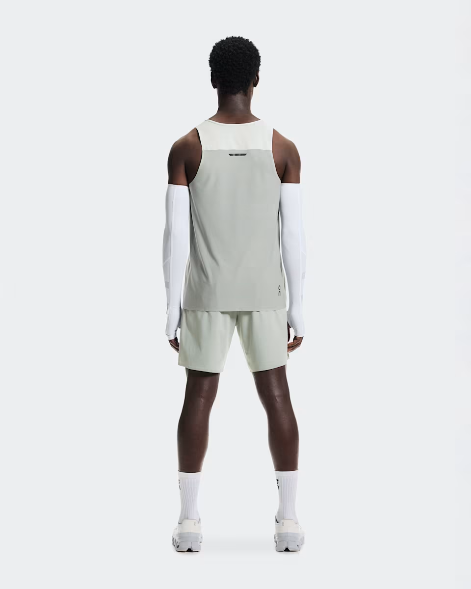Explore On Men Performance Tank - Iceberg / Tin for trail, outdoor & lifestyle use | Liv Activ Singapore