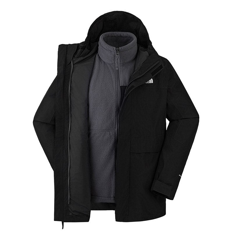The North Face Men Elements Fleece Triclimate Jacket - AP TNF Black / Anthracite Grey