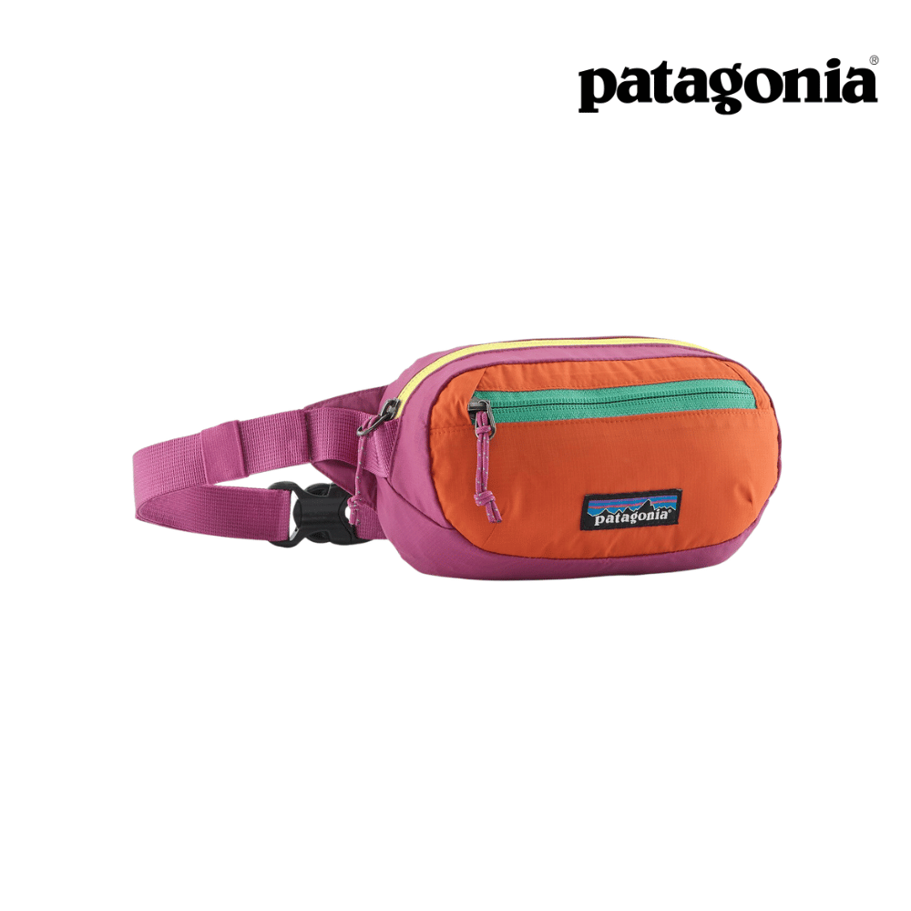 Explore Patagonia Terravia Mini Hip Pack 1L - Faded Magenta for trail, outdoor & lifestyle use | Liv Activ Singapore
