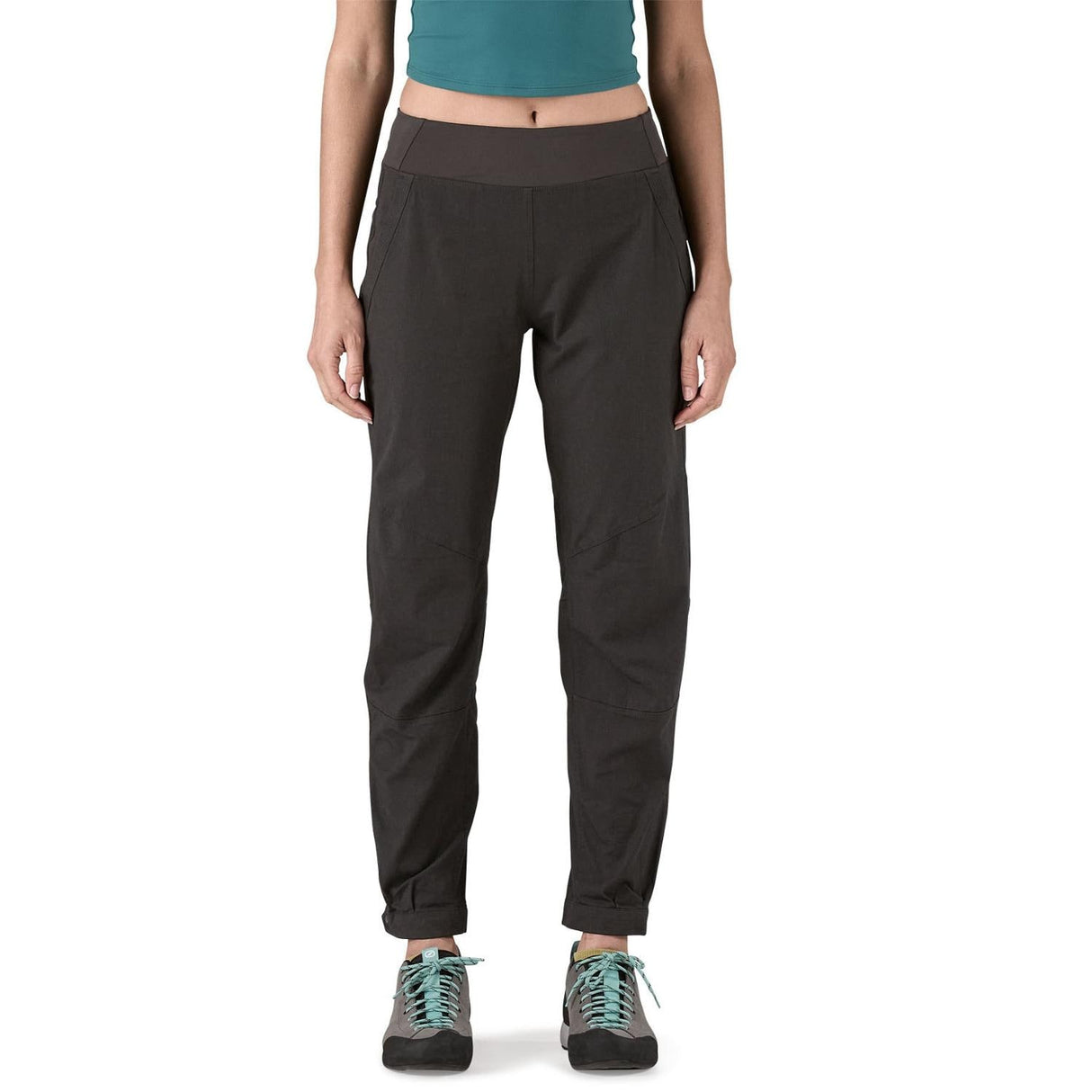 Explore Patagonia Women Caliza Rock Pants - Short - Black for trail, outdoor & lifestyle use | Liv Activ Singapore