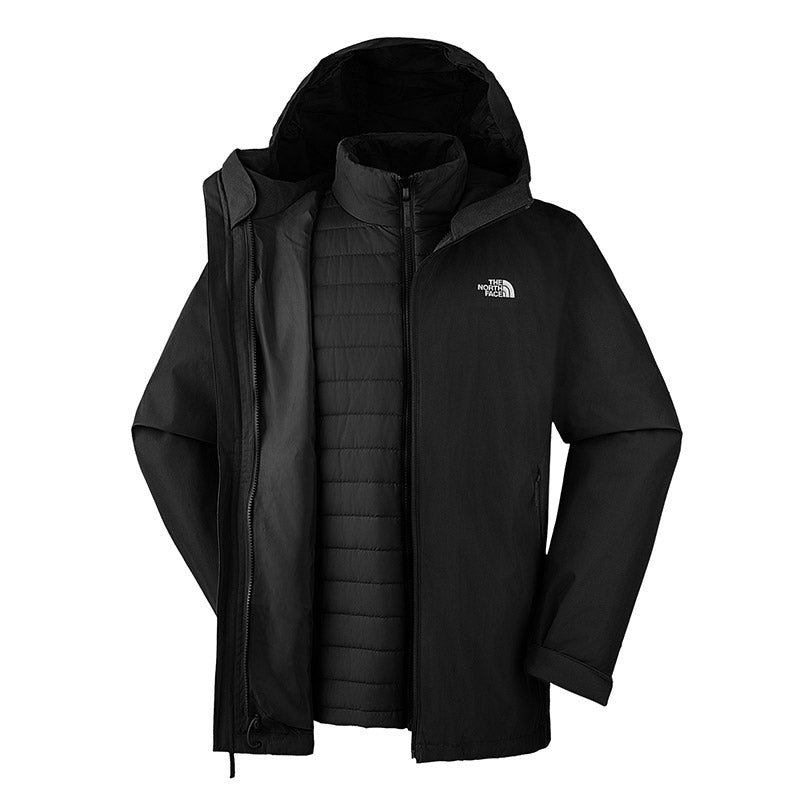 The North Face Men Carto Mono Triclimate Hooded Jacket - AP TNF Black