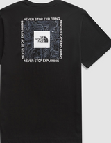 The North Face Unisex RLX Map Box Logo SS Tee Graphic - AP TNF Black