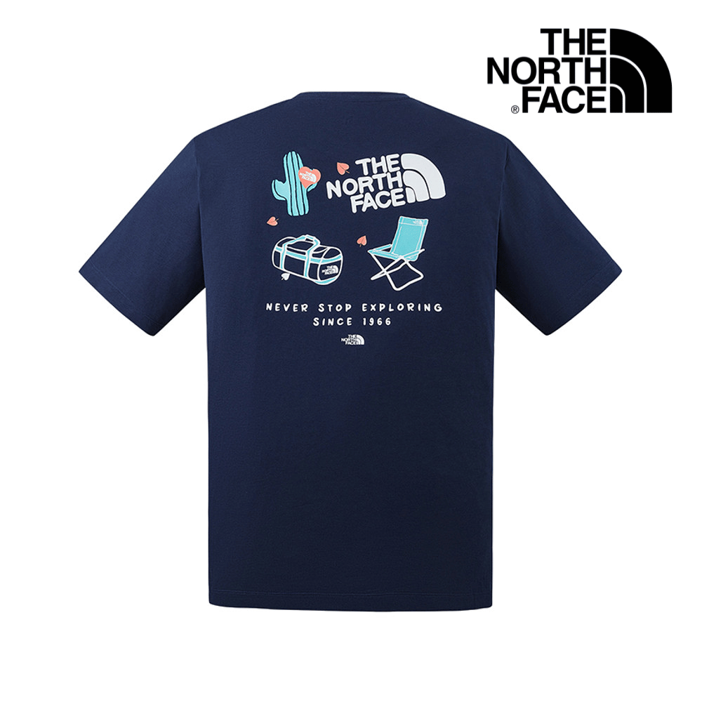 The North Face Unisex Camp Duffel SS Tee Graphic - AP Summit Navy