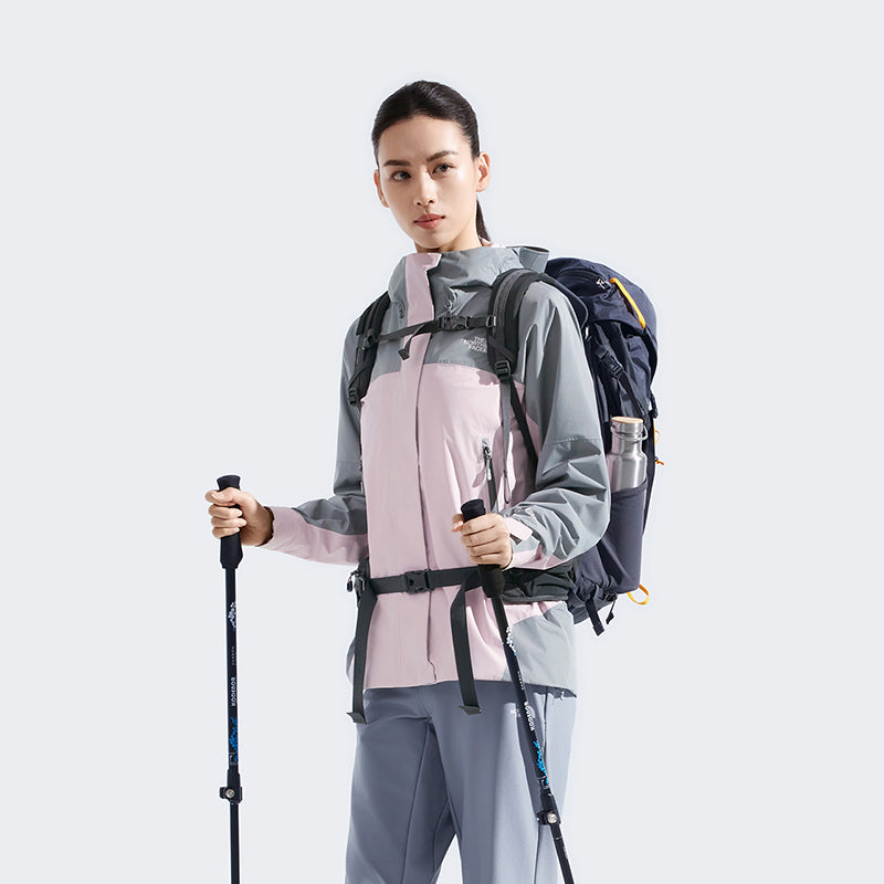 The North Face Women Blizzard Fleece GTX Triclimate Jacket - AP Pale Blossom / Monument Grey