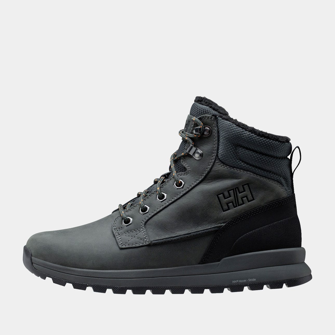 Helly Hansen Men Kelvin Lx Waterproof Leather Boots - Charcoal