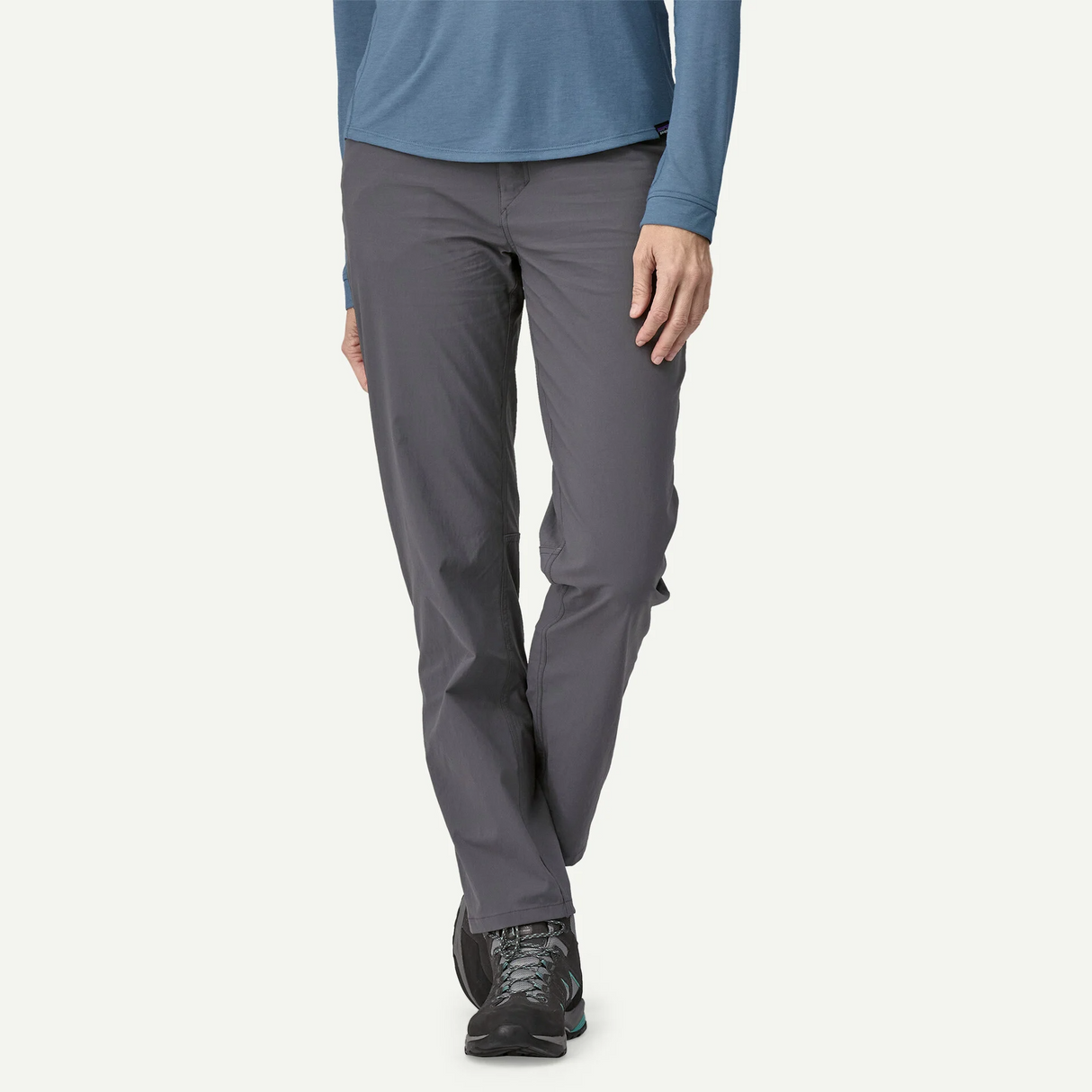 Explore Patagonia Women Quandary Pants Regular - Forge Grey for trail, outdoor & lifestyle use | Liv Activ Singapore