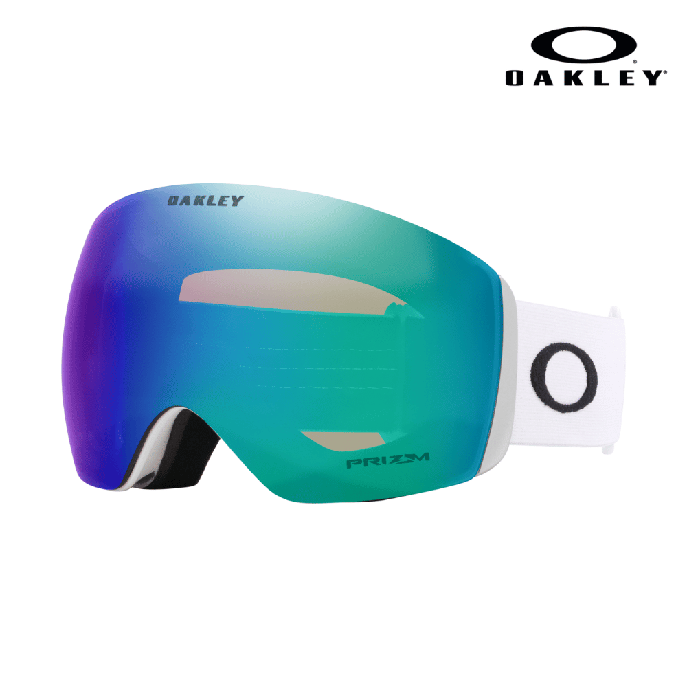 Oakley Flight Deck™ L Snow Goggles - Matte White With Prizm Argon