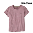 Explore Patagonia Women P-6 Logo Responsibili-Tee® - Quiet Violet for trail, outdoor & lifestyle use | Liv Activ Singapore
